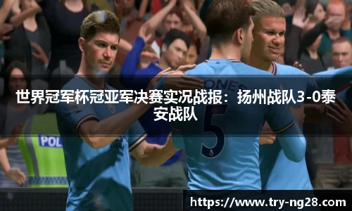 世界冠军杯冠亚军决赛实况战报：扬州战队3-0泰安战队